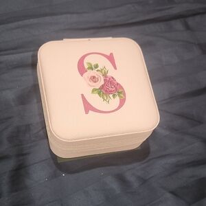 Floral Monogram Jewelry Box